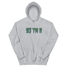 Load image into Gallery viewer, BIG 93 TM 11 Hoodie (Green Letters & Blue Outline)