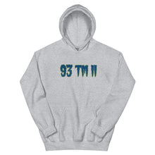 Load image into Gallery viewer, BIG 93 TM 11 Hoodie (Blue Letters & Green Outline)