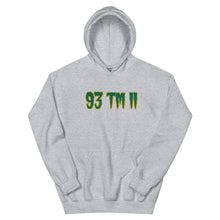 Load image into Gallery viewer, BIG 93 TM 11 Hoodie (Green Letters & Gold Outline)