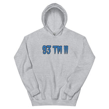 Load image into Gallery viewer, BIG 93 TM 11 Hoodie (Powder Blue Letters & Black Outline)