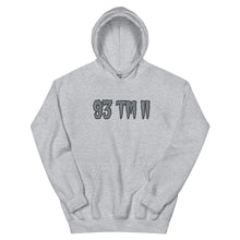 Load image into Gallery viewer, BIG 93 TM 11 Hoodie (Grey Letters & Black Outline)