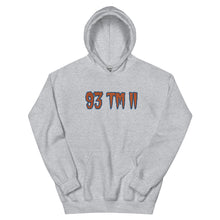 Load image into Gallery viewer, BIG 93 TM 11 Hoodie (Orange Letters & Blue Outline)