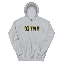 Load image into Gallery viewer, BIG 93 TM 11 Hoodie (Black Letters & Gold Outline)