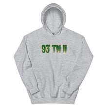 Load image into Gallery viewer, BIG 93 TM 11 Hoodie (Green Letters & Gold Outline)