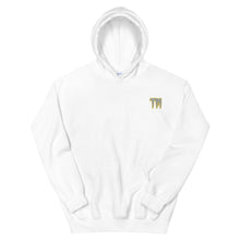 Load image into Gallery viewer, TM Hoodie (Gray Letters & Gold Outline)