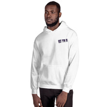 Load image into Gallery viewer, Small 93 TM 11 Hoodie ( Purple Letters & Black Outline )