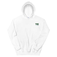 Load image into Gallery viewer, TMB Hoodie ( Green Letters & Blue Outline )