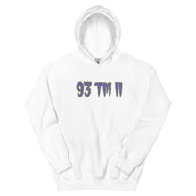Load image into Gallery viewer, BIG 93 TM 11 Hoodie (Purple Letters & Green Outline)