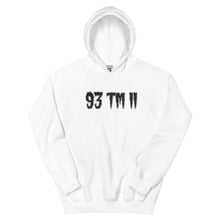 Load image into Gallery viewer, BIG 93 TM 11 Hoodie (Black Letters & White Outline)
