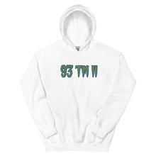 Load image into Gallery viewer, BIG 93 TM 11 Hoodie (Green Letters & Blue Outline)