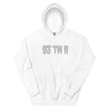 Load image into Gallery viewer, BIG 93 TM 11 Hoodie (White Letters & Grey Outline)