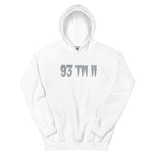 Load image into Gallery viewer, BIG 93 TM 11 Hoodie (Grey Letters & White Outline)