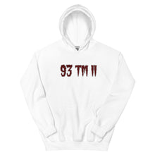 Load image into Gallery viewer, BIG 93 TM 11 Hoodie (Maroon Letters & White Outline)