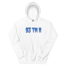 Load image into Gallery viewer, BIG 93 TM 11 Hoodie (Powder Blue Letters & Purple Outline)