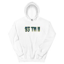 Load image into Gallery viewer, BIG 93 TM 11 Hoodie (Blue Letters & Gold Outline)