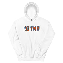 Load image into Gallery viewer, BIG 93 TM 11 Hoodie (Orange Letters & Blue Outline)