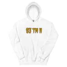 Load image into Gallery viewer, BIG 93 TM 11 Hoodie (Gold Letters & Maroon Outline)