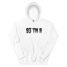 Load image into Gallery viewer, BIG 93 TM 11 Hoodie (Black Letters & Grey Outline)