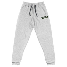Load image into Gallery viewer, 93 TM 11 Joggers ( Black Letters & Green Outline )
