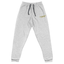 Load image into Gallery viewer, TM4L Joggers ( Silver Letters & Gold Outline )