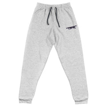 Load image into Gallery viewer, TM4L Joggers ( Black Letters & Purple Outline )