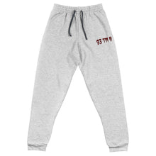 Load image into Gallery viewer, 93 TM 11 Joggers (Maroon Letters & White Outline)