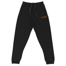Load image into Gallery viewer, TM4L Joggers ( Burgundy Letters & Gold Outline )