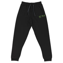 Load image into Gallery viewer, 93 TM 11 Joggers (Green Letters & Black Outline)