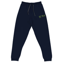 Load image into Gallery viewer, 93 TM 11 Joggers (Green Letters & Black Outline)