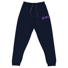 Load image into Gallery viewer, 93 TM 11 Joggers (Pink Letters & Powder Blue Outline)