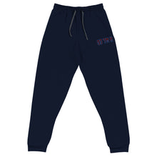 Load image into Gallery viewer, 93 TM 11 Joggers (Maroon Letters & Powder Blue Outline)