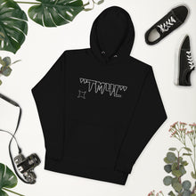 Load image into Gallery viewer, TM4L Hoodie ON SALE ( Black Letters & White Outline )
