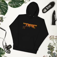 Load image into Gallery viewer, TM4L Hoodie ON SALE ( Orange Letters & Gold Outline )