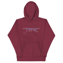 Load image into Gallery viewer, TM4L Hoodie ON SALE ( Purple Letters & Orange Outline )