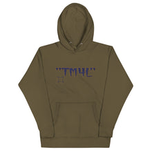 Load image into Gallery viewer, TM4L Hoodie ON SALE ( Navy Blue Letters & Old Gold Outline )