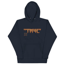 Load image into Gallery viewer, TM4L Hoodie ON SALE ( Orange Letters & Old Gold Outline )