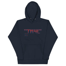 Load image into Gallery viewer, TM4L Hoodie ON SALE ( Red Letters &Royal Blue Outline )