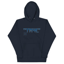 Load image into Gallery viewer, TM4L Hoodie ON SALE ( Navy Blue Letters & Grey Outline )