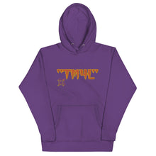 Load image into Gallery viewer, TM4L Hoodie ON SALE ( Orange Letters & Gold Outline )