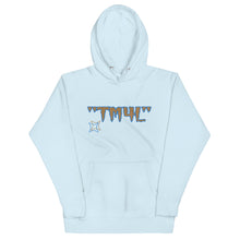 Load image into Gallery viewer, TM4L Hoodie ON SALE ( Old Gold Letters & Powder Blue Outline )