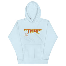 Load image into Gallery viewer, TM4L Hoodie ON SALE ( Orange Letters & Gold Outline )
