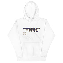Load image into Gallery viewer, TM4L Hoodie ON SALE ( Navy Blue Letters & Old Gold Outline )