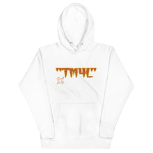 Load image into Gallery viewer, TM4L Hoodie ON SALE ( Orange Letters & Gold Outline )