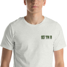 Load image into Gallery viewer, 93 TM 11 Short-Sleeve T-Shirt ( Green Letters & Black Outline )