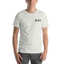 Load image into Gallery viewer, 93 TM 11 Short-Sleeve T-Shirt ( Green Letters & Black Outline )