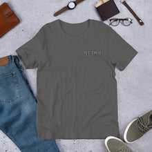 Load image into Gallery viewer, 93 TM 11 Short-Sleeve T-Shirt ( Grey Letters & Black Outline )