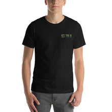 Load image into Gallery viewer, 93 TM 11 Short-Sleeve T-Shirt ( Green Letters & Black Outline )