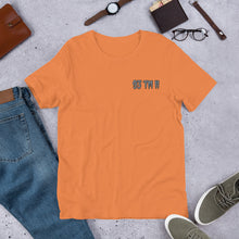 Load image into Gallery viewer, 93 TM 11 Short-Sleeve T-Shirt ( Grey Letters & Black Outline )