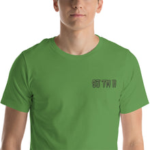 Load image into Gallery viewer, 93 TM 11 Short-Sleeve T-Shirt ( Green Letters & Black Outline )
