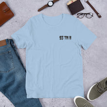 Load image into Gallery viewer, 93 TM 11 Short-Sleeve T-Shirt ( Black Letters & Gray Outline )